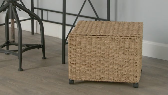 Seagrass Rolling File Organizer