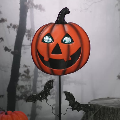 Halloween Stake Animated Jack-O'-Lantern or Skull
