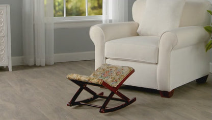 Foldable Upholstered Rocking Footrests