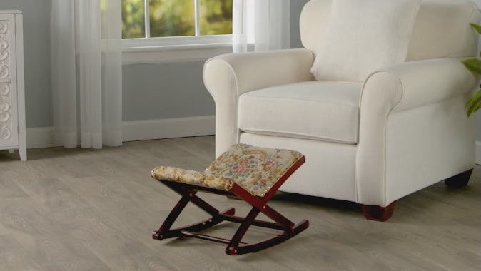 Foldable Upholstered Rocking Footrests