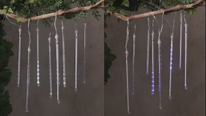 Solar Meteor Shower LED Lights