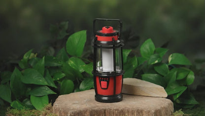 LED Lantern with FM Radio & Pullout Flashlight