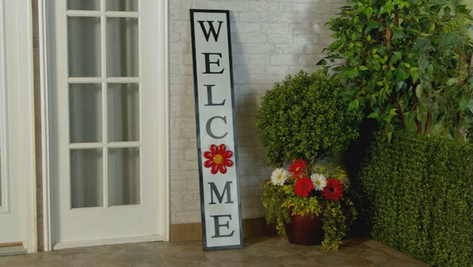 9-Pc. Interchangeable Welcome Sign