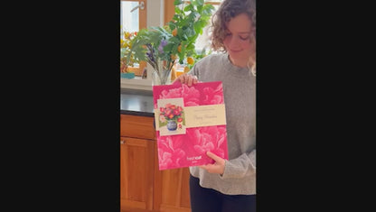Peony Paradise Pop-Up Flower Bouquet Card
