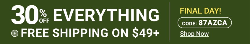 30% Off Everything plus Free Shipping on $49+. Shop Now