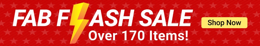 Fab flash sale - shop now