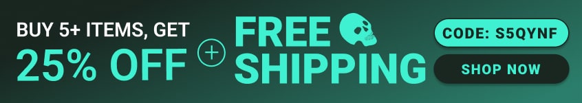 Buy 5+ Items Get 25% Off Plus Free Shipping - Shop Now