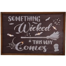 Wicked Halloween Decor - Lighted Canvas