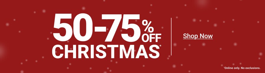 50-75% Off Christmas - Shop Now